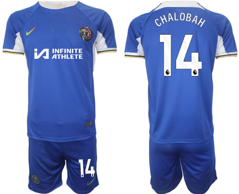 Men 2023-2024 Club Chelsea FC home blue 14 Soccer Jersey